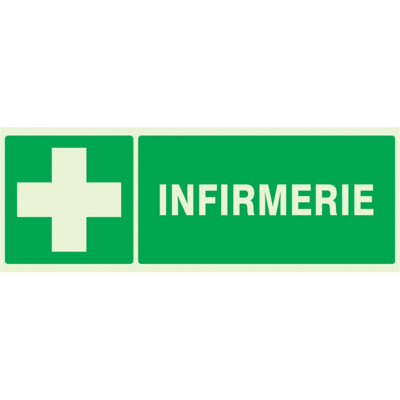 INFIRMERIE LUMINESCENT 330x120mm