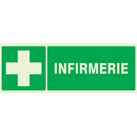 INFIRMERIE LUMINESCENT 330x120mm