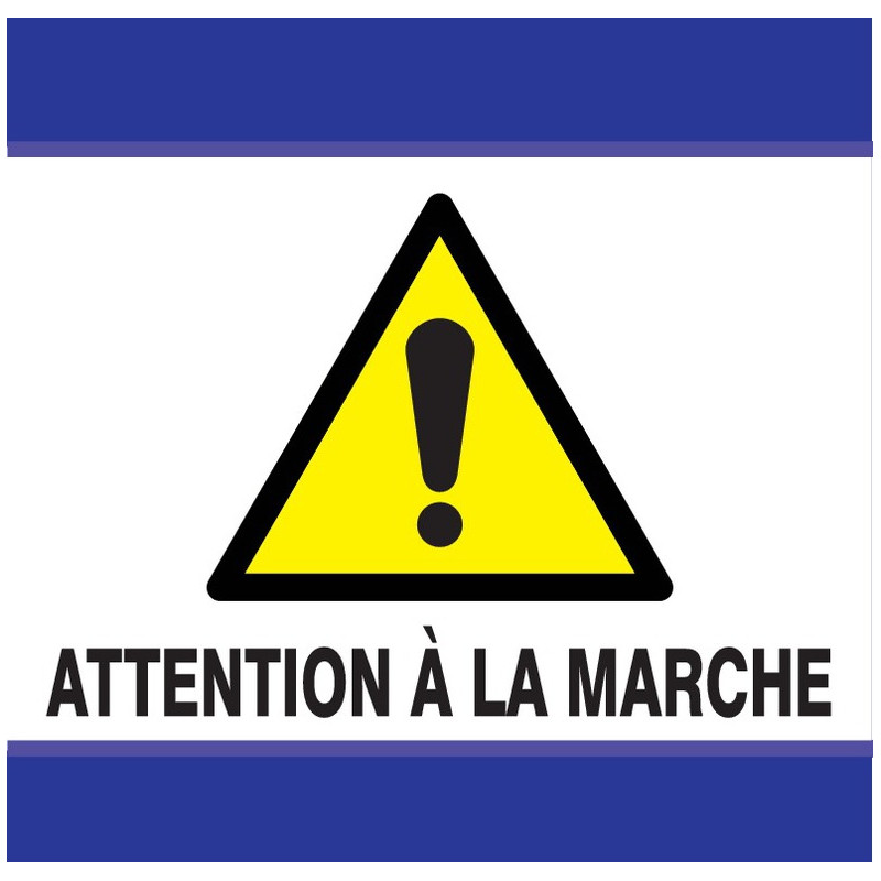 ATTENTION A LA MARCHE D-SIGN 100x100mm