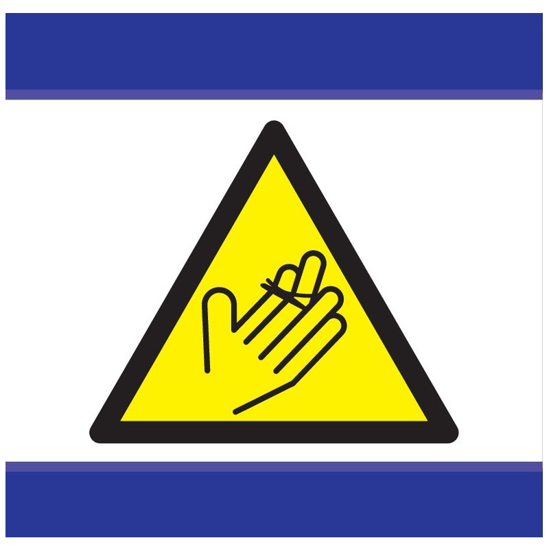 DANGER, ATTENTION A VOS MAINS D-SIGN 100x100mm