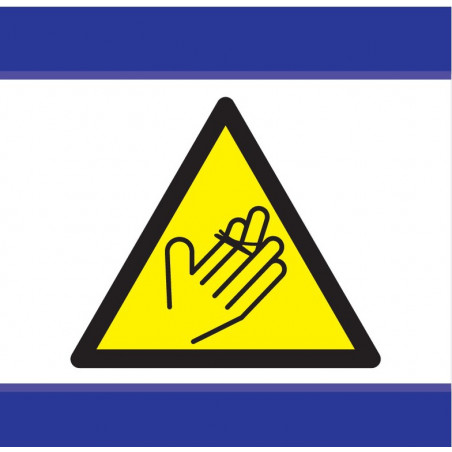 DANGER, ATTENTION A VOS MAINS D-SIGN 100x100mm