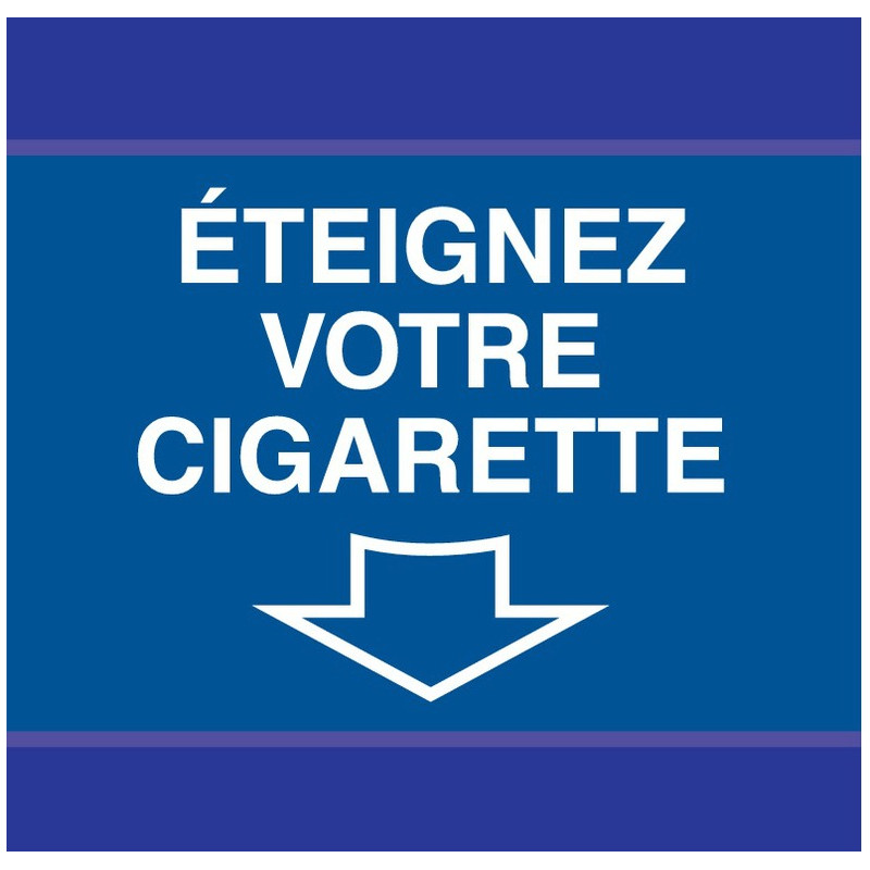 ETEIGNEZ VOTRE CIGARETTE D-SIGN 100x100mm