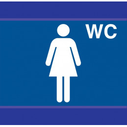 TOILETTES DAMES D-SIGN 100x100mm