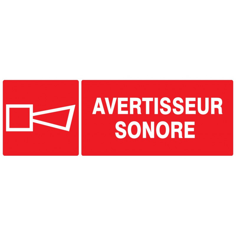 AVERTISSEUR SONORE 200x52mm