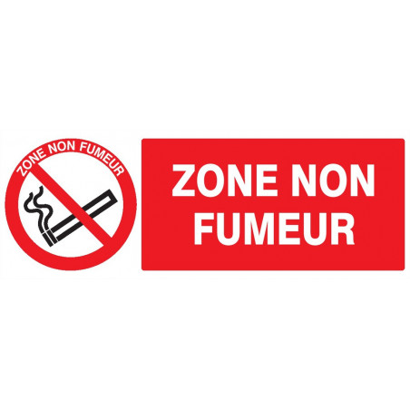 ZONE NON FUMEUR 200x52mm