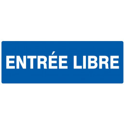 ENTREE LIBRE 200x52mm