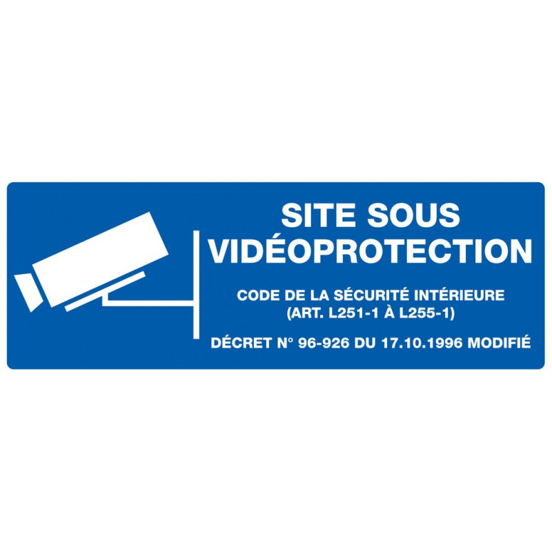 SITE SOUS VIDEOPROTECTION 330x200mm