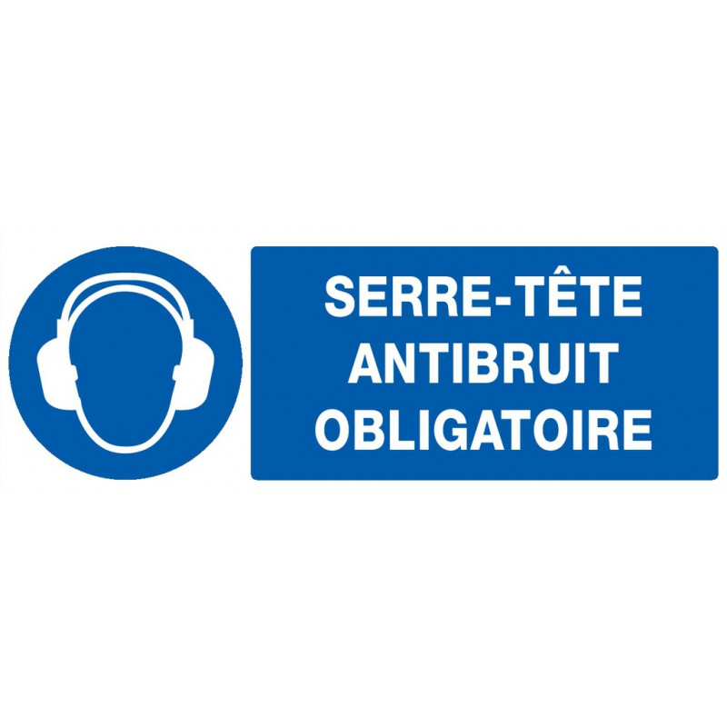 SERRE-TETE ANTIBRUIT OBLIGATOIRE 330X200mm