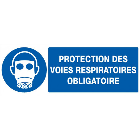 PROTECTION DES VOIES RESPIRATOIRES OBLIGAT. 330x200mm