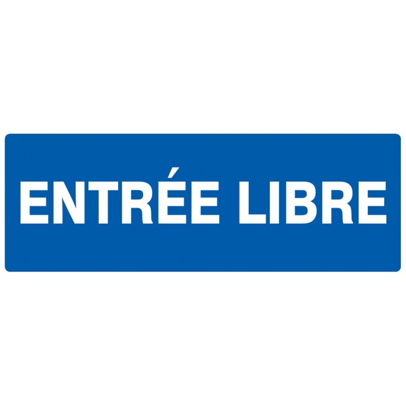 ENTREE LIBRE 330x200mm