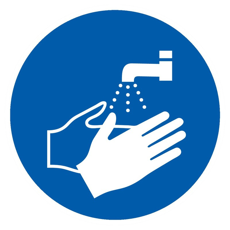 LAVAGE DES MAINS OBLIGATOIRE D.300mm