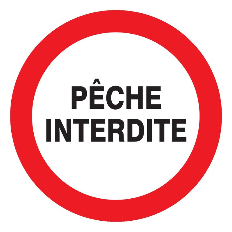 PECHE INTERDITE D.420mm