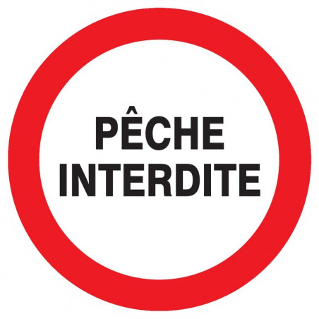 PECHE INTERDITE D.420mm