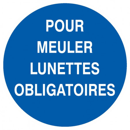 POUR MEULER LUNETTES OBLIGATOIRES D.80mm