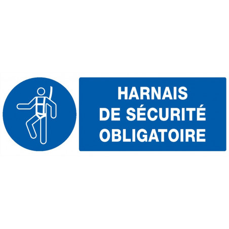 HARNAIS DE SECURITE OBLIGATOIRE 330x75mm