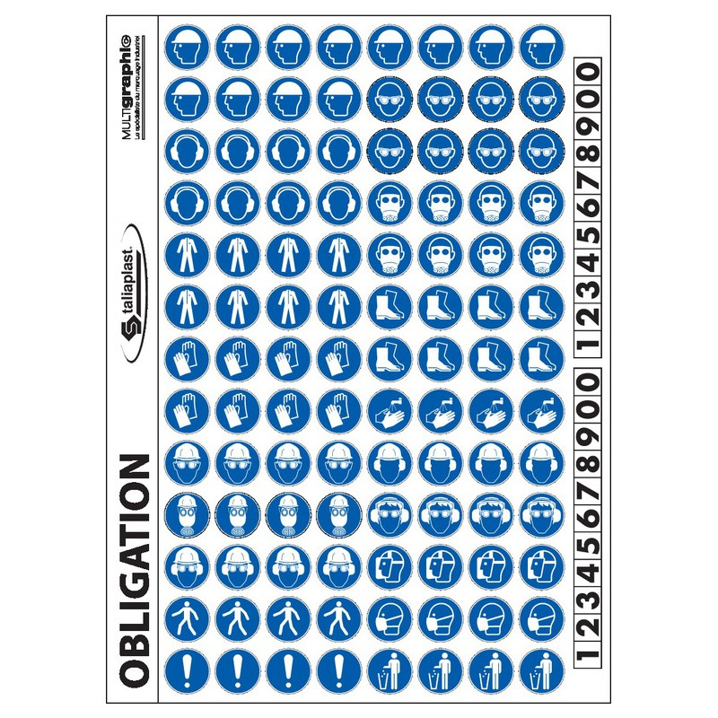 PLANCHE PICTOS OBLIGATION 300X220mm