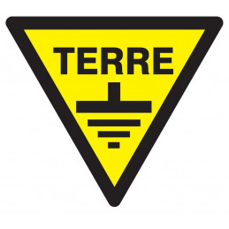 DANGER TERRE 300x300x300mm