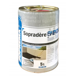 Membrane d'étanchéité pour terrasse SOPRAFIX® UNILAY AR Noir 8m x