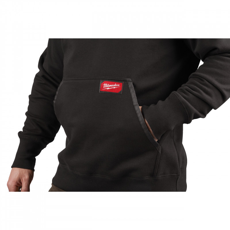 SWEAT DE TRAVAIL A CAPUCHE NOIR WHB-XXL