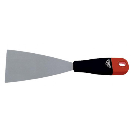 Spatule de peintre, Inox, en plastique - 120 mm